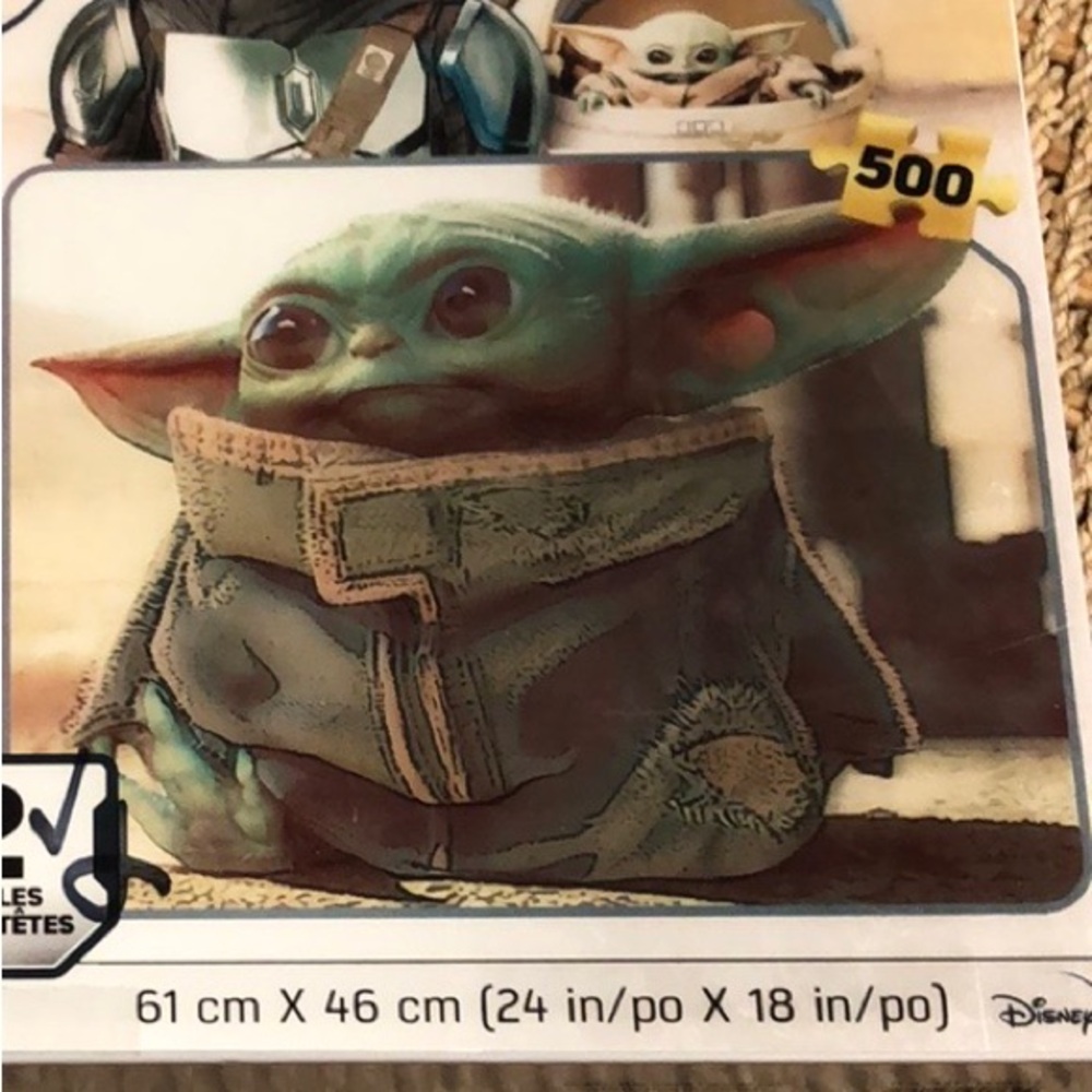 2for$20🟠Star Wars Baby Yoda - 500 pieces 3D Puzzle
